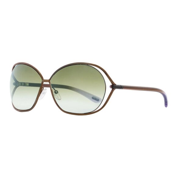 NEW TOM FORD SUNGLASSES, TOM FORD WOMEN BROWN TF157 CARLA 48F, FT0157/S CARLA 48 - Picture 1 of 3